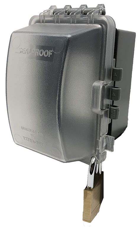 outdoor electrical box with lock|lockable outside electrical outlet boxes.